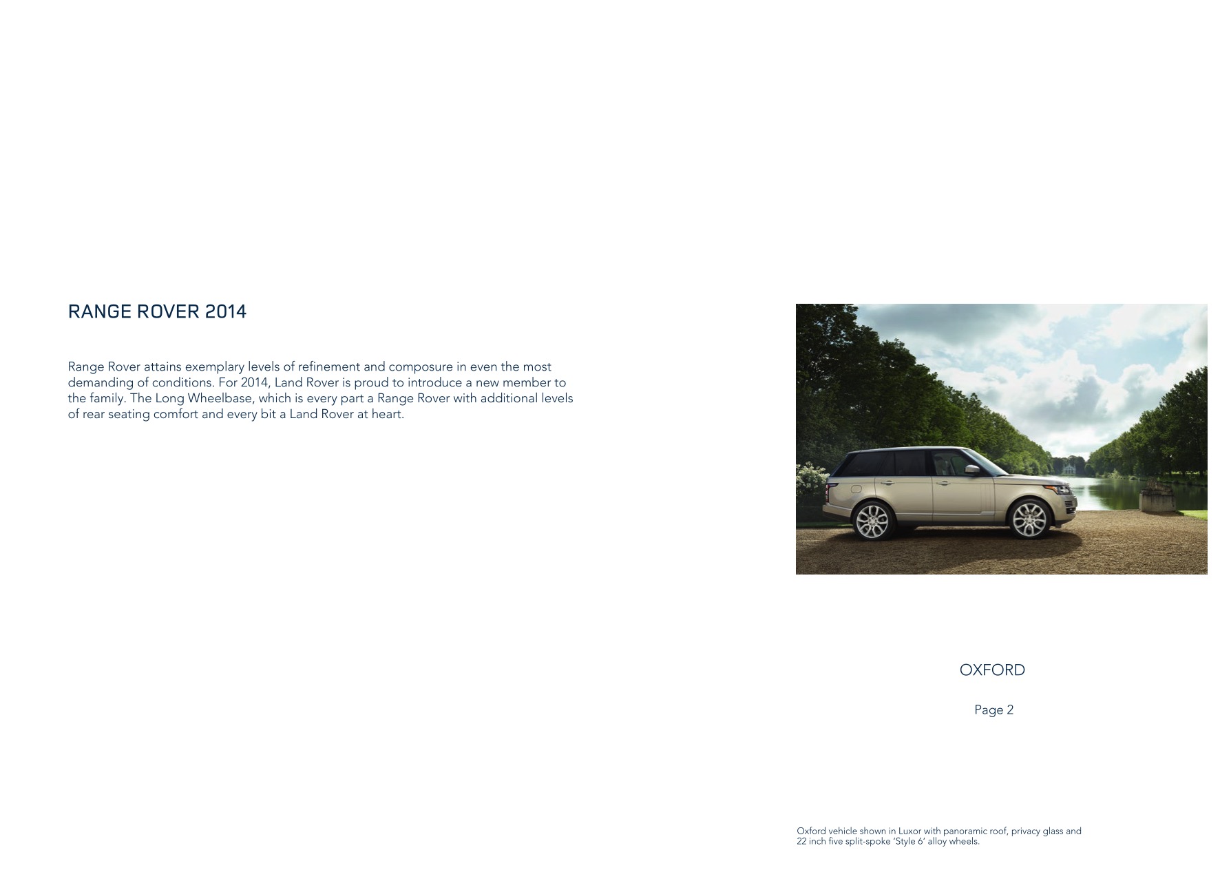 2014 Range Rover Brochure Page 35